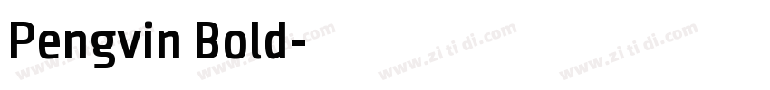 Pengvin Bold字体转换